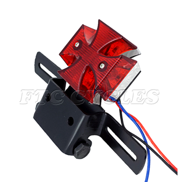 Davidson Custom Motorcycle Maltese Cross LED Tail Light