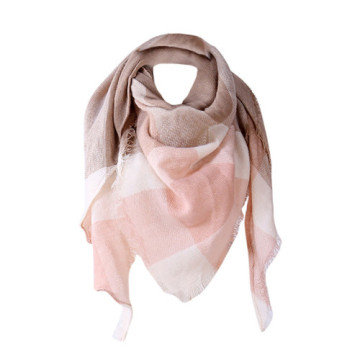 Women Cashmere Autumn Plaid Wool Scarves Women Multi-color Lattice Soft Wrap Casual Outdoor Autumn Warm Shawls шарф бандана