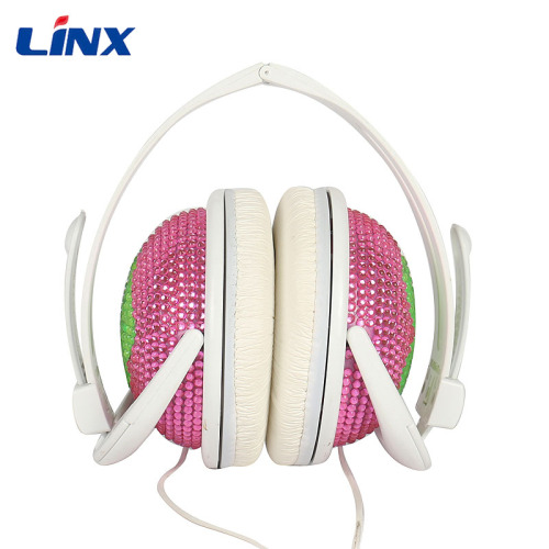Linx promosi headphone berlian hati lucu untuk mp3
