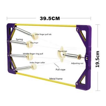 Strong Grip Finger Orthosis Hand Exercise Piano guitar Guzheng Finger Strength Adjustable Distance Finger Force Rehabilitation