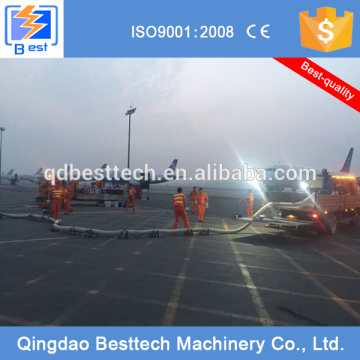 Airport runway line cleaning equipment