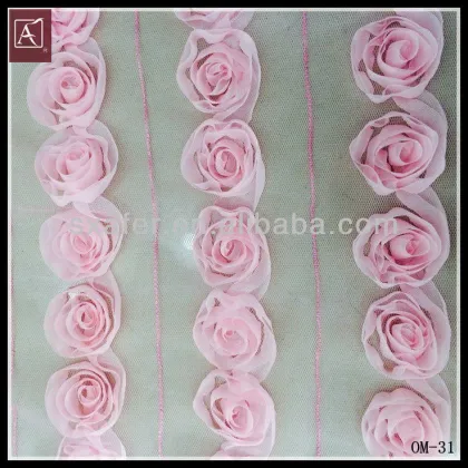 ribbon flower embroidery design