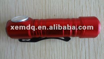 quality manget aluminum 1 led pocket flashlight