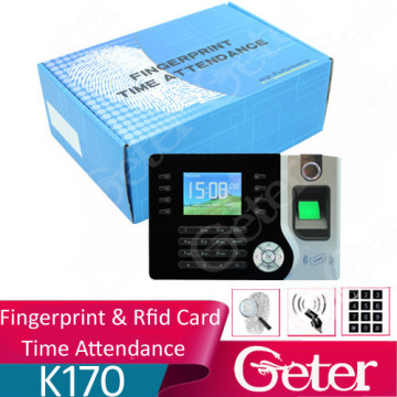 P2P Fingerprint Time Attendance with build in Rfid Card Reader