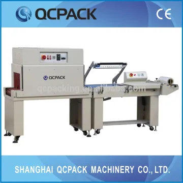 Books semi-auto L bar sealer & shrink tunnel