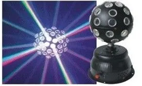 Led Crystal Magic Ball Light / Disco Dj Effect Lighting In Red / Green / Blue