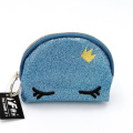 Coin Purse Svg Royal crown embroidery glitter PU coin purse Factory