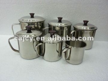 Stainless Steel Tableware Mug Set