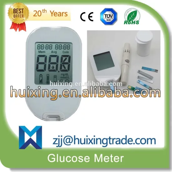 2015 new design High Quality Big Screen With USB Compute Connection Cable Digital blood glucometer