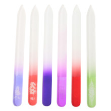 High Quality Rainbow Colors Sharp Glass Nail File