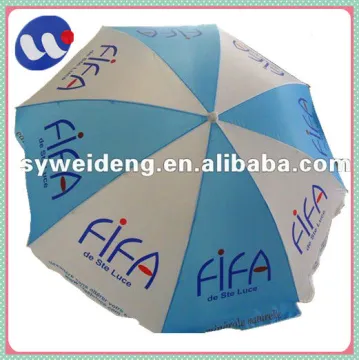 170T polyester fabric beach umbrella with windproof