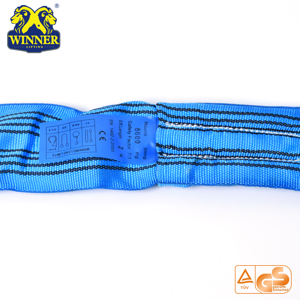 8Ton Polyester Round Sling