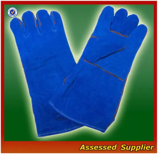 AXWG-08 safety gloves for welder/safety leather gloves for welders/CE leather safety gloves