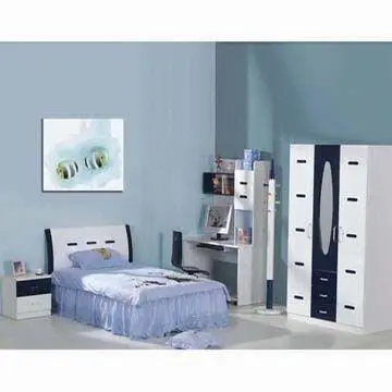 Kindergarten Furniture, Combined with Three-door Wardrobe and Kindergarten Bed