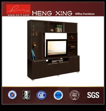 Living room wooterproof modern laminate tv cabinet with showcase HX-DR246
