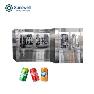 Aluminum Can Carbonated Drink CSD Filling Seaming Machine