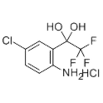 1,1-éthanediol, 1- (2-amino-5-chlorophényl) -2,2,2-trifluoro, chlorhydrate (1: 1) CAS 214353-17-0