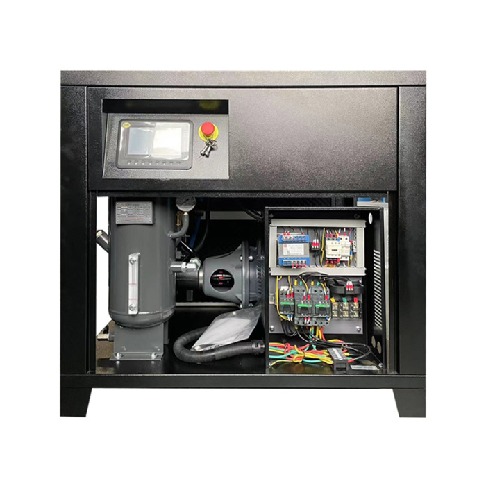 Compatibilidad de amplio voltaje Compresor de aire de tornillo de doble voltaje 20HP 220V 440V