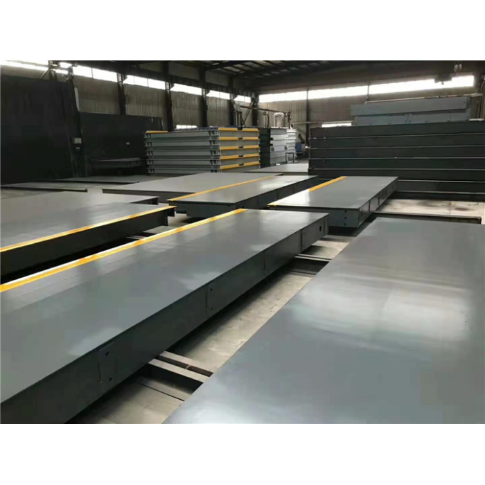 Báscula para camiones con rampa de acero