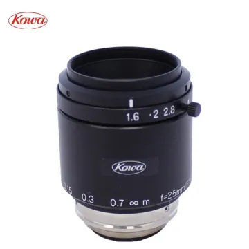 KOWA LM25JC5M2 Industrial Fixed Focal Length Lenses: High Resolution Camera Detection Optics with Fixed Aperture