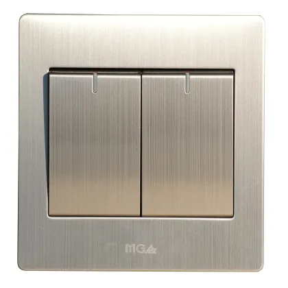 MGA Light Switch Brands 2 Gang 1 Way