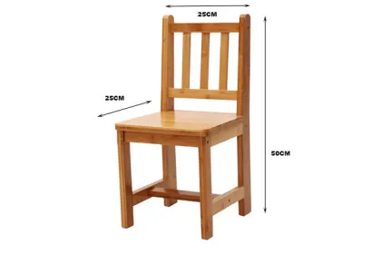 new design bamboo dinner chair 100% eco-friendly bamboo garden chair