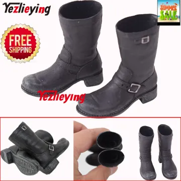 1/6 Scale action figure accessorie 1 6 scale figure acces ASTOYS AS003 Old Style Model t800 Male Soldier Boots Shoes F 12" Body