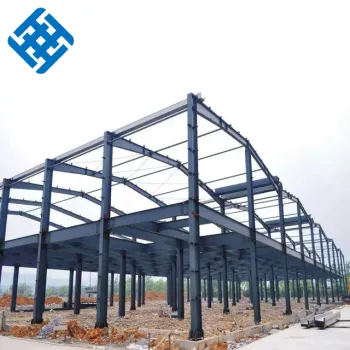 High Quality Prefabricated Steel Q345 Structure Warehouse/Garage/Hangar/Shed