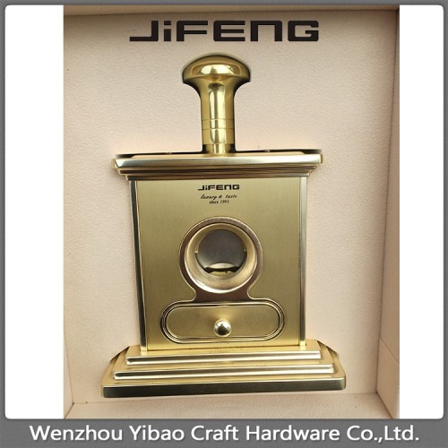 High-end table top cigar cutter gold color cigar cutter