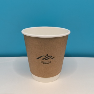 Copos de café isolados 10oz biodegradáveis