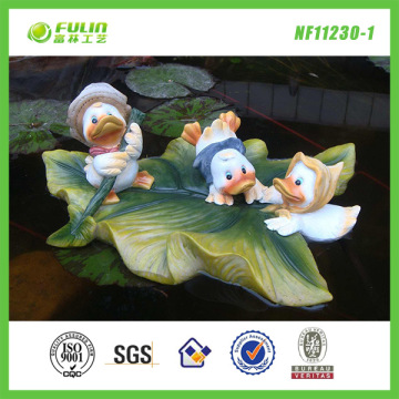 Resin Three Ducks Garden Pool Floater (NF11230-1)
