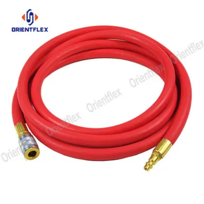 Smooth oil resistan red air line compressor hose