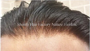 Chinese hair men toupee , natual hair line , bleached knot . Best quality and competitive price.