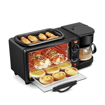 3-in-1 Multi-Function Breakfast Maker: Combining Egg Cooker, Coffee Maker, and Bread Oven in One Machine