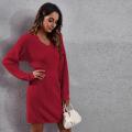 Mini-robe de bodycon en tricot pour femmes