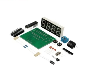 AT89C2051 4 bit dijital elektronik saat DIY kiti