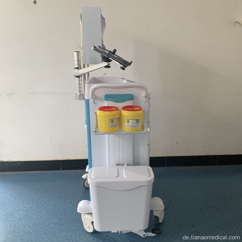 Krankenhaus Keyless Entry Schwieriger Intubations-Crash-Trolley