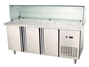 Three Doors Undercounter Refrigerator Freezer With GN Pan /