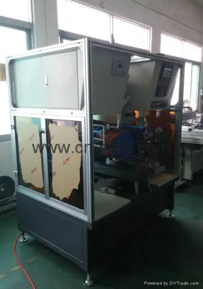 PLC System Paint Bucket Heat Press Transfer Machine