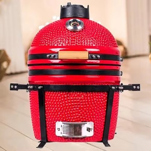 15-Inch Tabletop American Charcoal Ceramic Kamado Grill