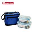 Kaca Bento Makanan Container Box Lunch Bag Insulated