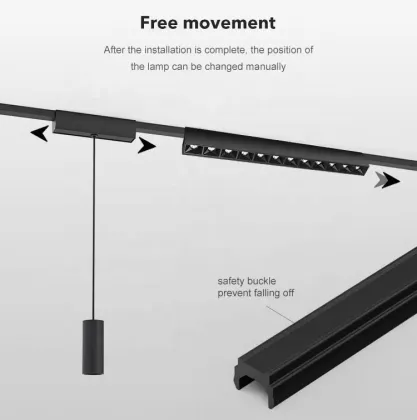 24V Surface LED Track Lighting System for Home Track Lights