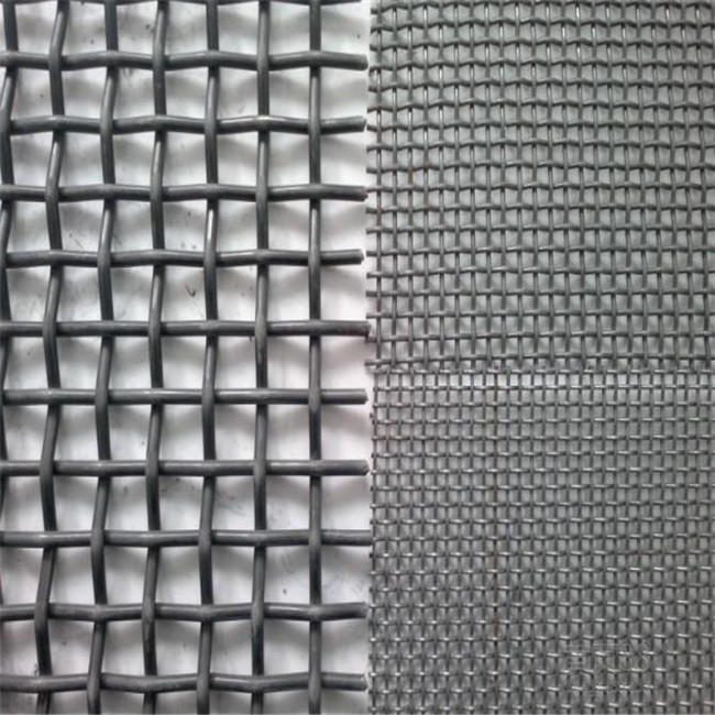 stainless steel crimped woven wire mesh