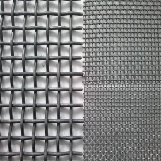 stainless steel crimped woven wire mesh