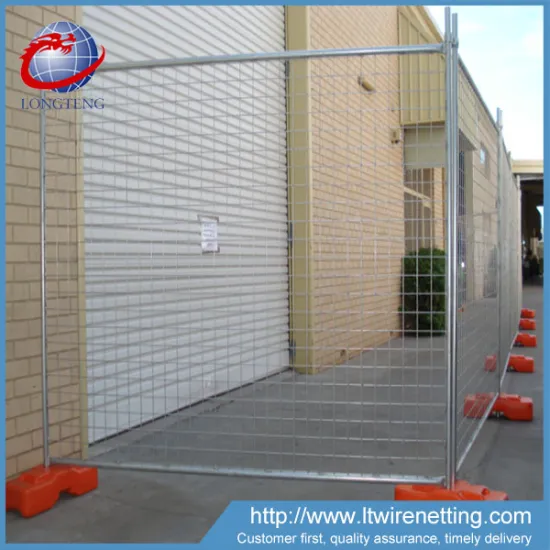 Outdoor construction galvanized Australia temporary traffic fence of low price