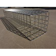 Rede gabion hexagonal soldada usada para edifício verde