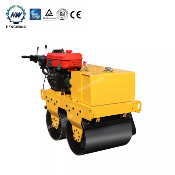 Hydraulic Walk Behind Mini Single/Double Drum Vibratory Road Roller Compactor