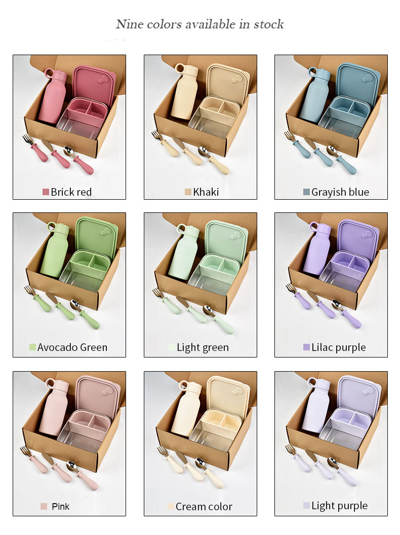 silicone lunch box set MFZ-L009