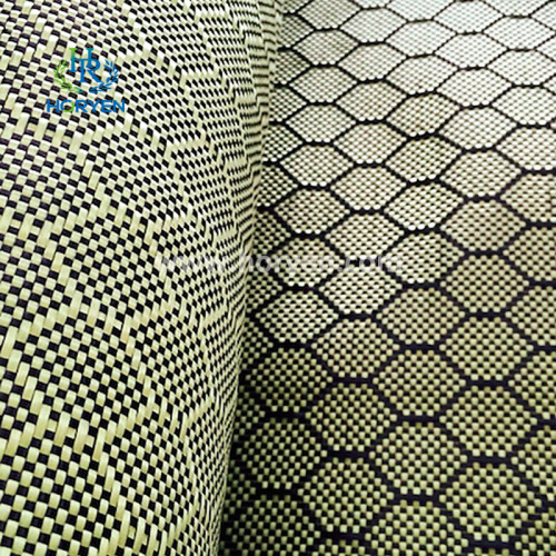 Honeycomb Carbon Fiber Fabric Colored hexagon honeycomb weave carbon fiber fabric Manufactory