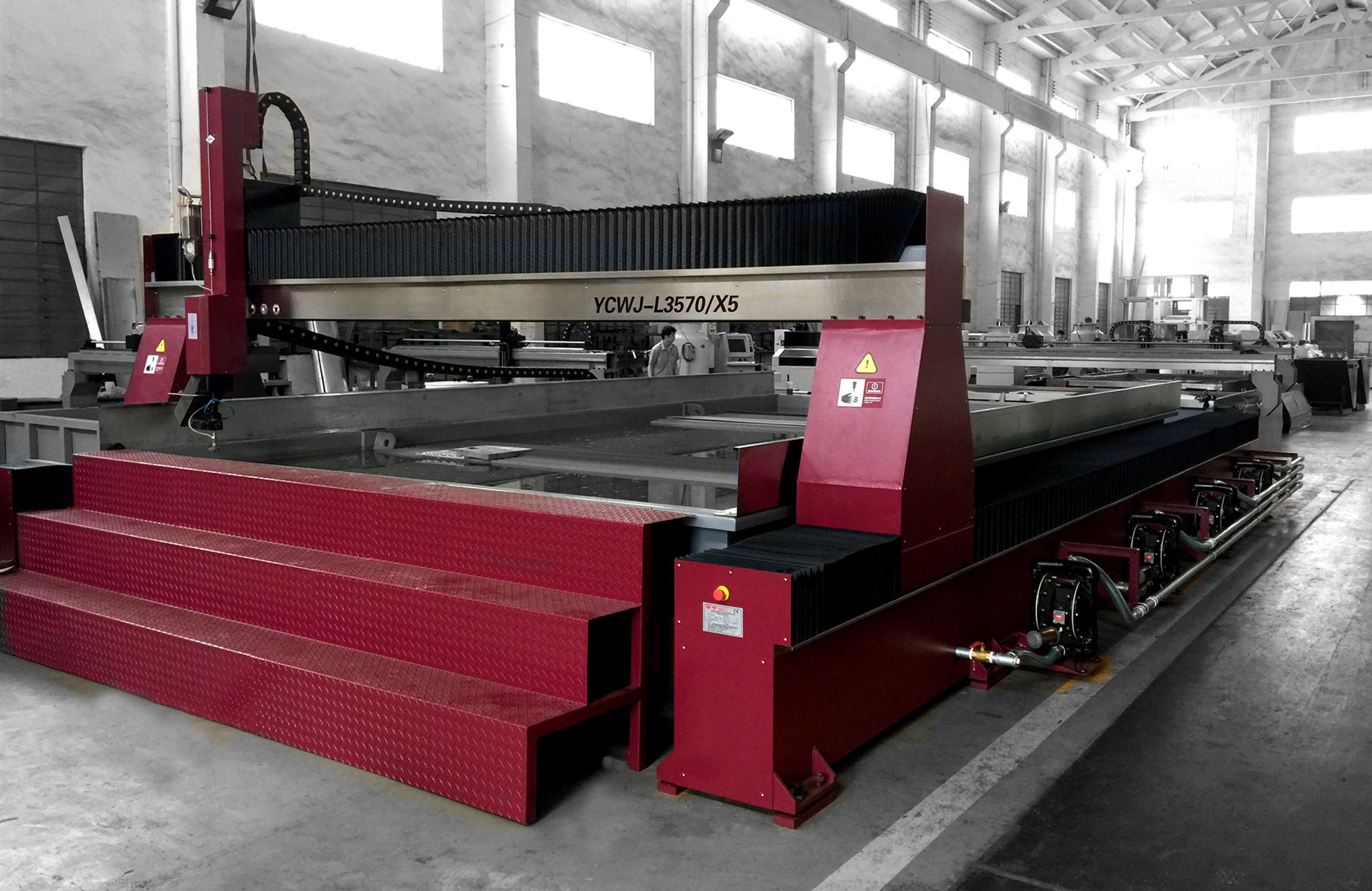 Split Waterjet cutting machine